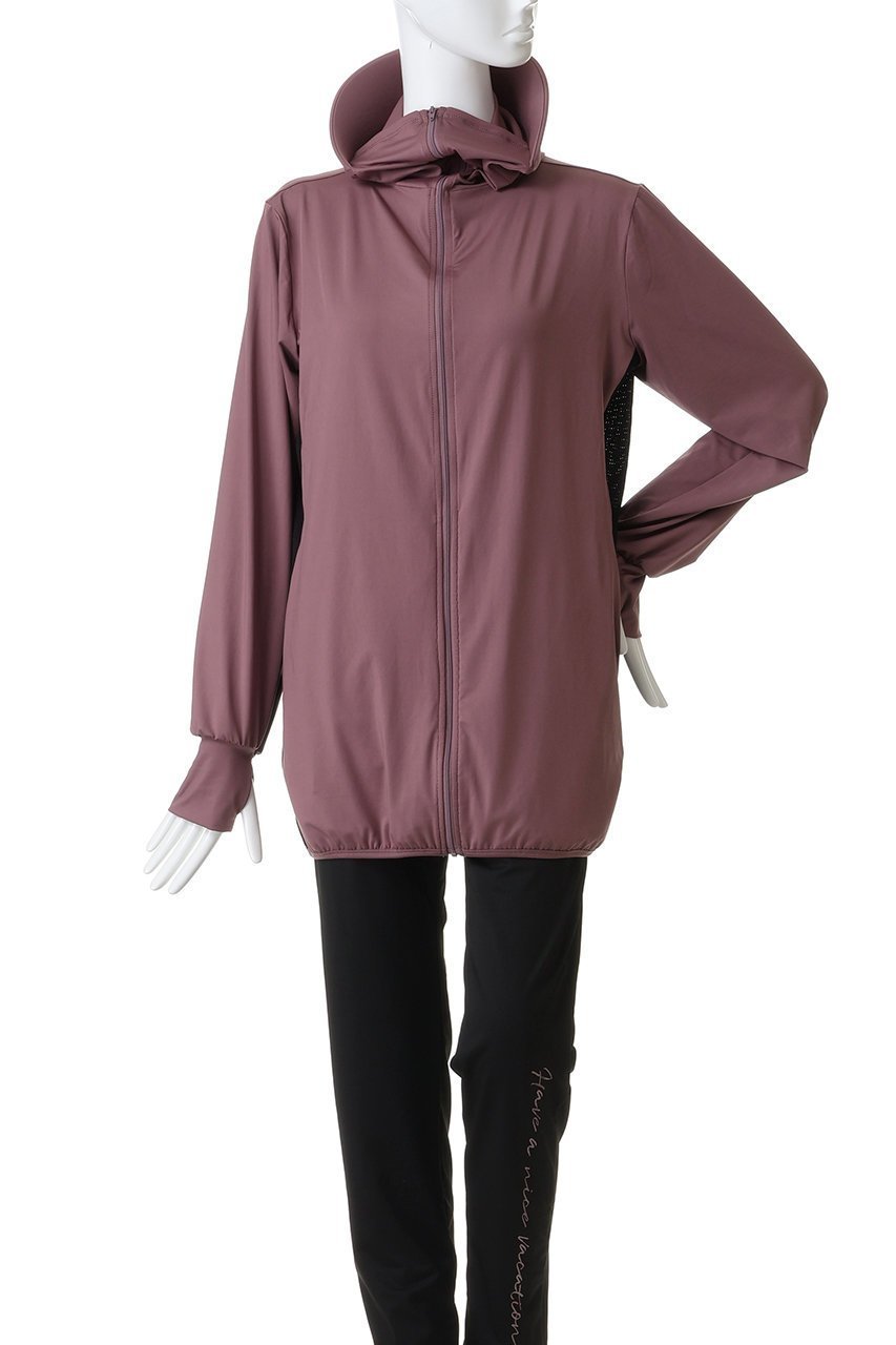 【レイール/Reir】の【San-ai Resort】【UPF50+】つば付きラッシュ・レギンスセット 人気、トレンドファッション・服の通販 founy(ファニー) 　ファッション　Fashion　レディースファッション　Fashion for Women　パンツ　Pants & Trousers　レギンス　Leggings & Stretch Pants　スポーツウェア　Functional & Stylish Sportswear　スポーツ トップス　Athletic Tops / Workout Tops / Training Shirts　2026年　2026　なめらか　Smooth, Silky Texture　ストレッチ　Stretch, Stretchy Fabric　スポーツ　Sports, Activewear　パーカー　Hoodie, Parka　メッシュ　Mesh, Net Fabric　リラックス　Relax, Relaxed Fit　レギンス　Leggings, Stretch Pants　夏　Summer　春　Spring　S/S・春夏　SS, Spring/Summer, Warm Season　other-7|ID: prp329100004765860 ipo3291000000035294408