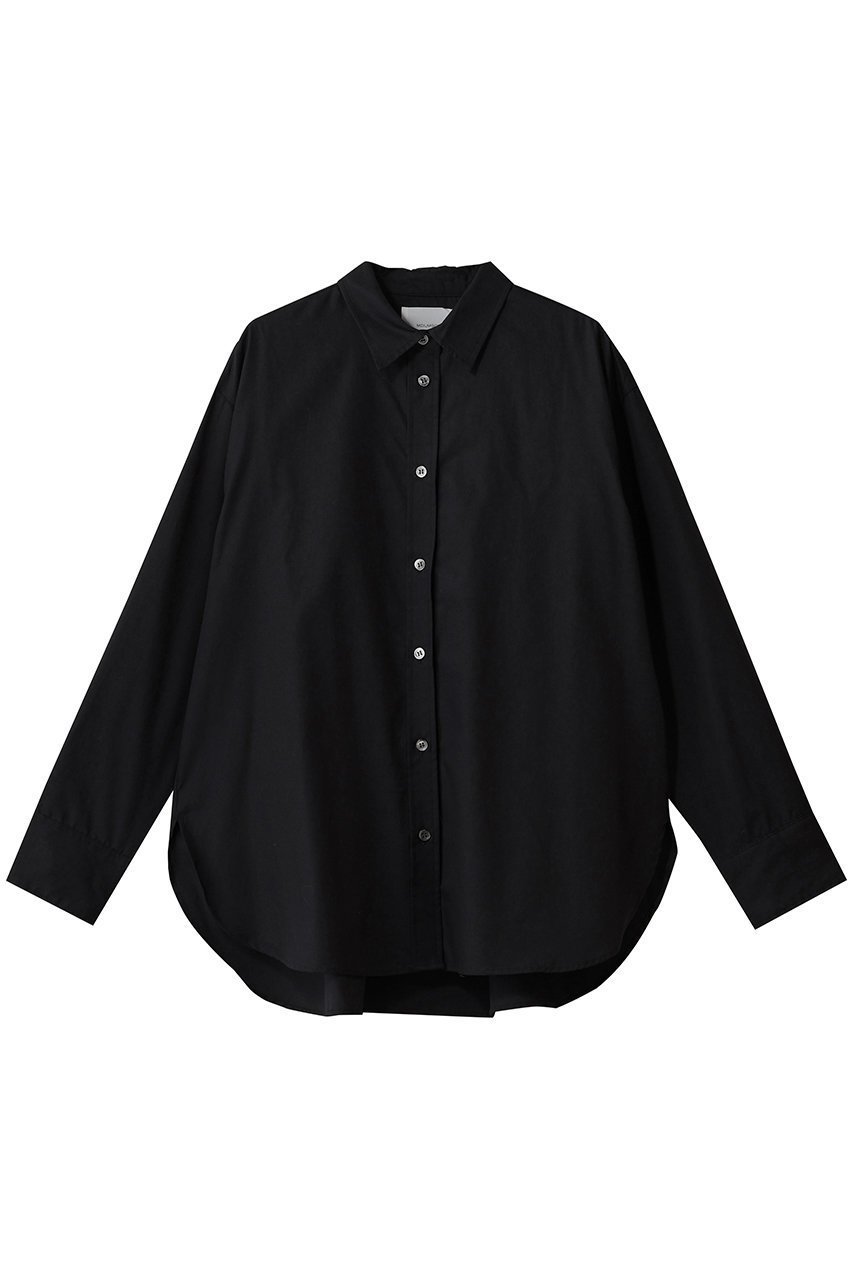 【ミディウミソリッド/MIDIUMISOLID】のbasic backgathered shirt シャツ インテリア・キッズ・メンズ・レディースファッション・服の通販 founy(ファニー) ファッション Fashion レディースファッション Fashion for Women トップス・カットソー Cut & Sew Tops シャツ・ブラウス・オフィスカジュアル Elegant Blouses & Button-Ups ギャザー Gathered, Ruffled シンプル Simple, Minimal スリーブ Sleeve, Long Sleeve / Short Sleeve ベーシック Basic, Essential ロング Long, Long-Length エレガント 上品 Elegant 新作・新入荷 New Arrivals / New In black|ID: prp329100004765862 ipo3291000000034504685