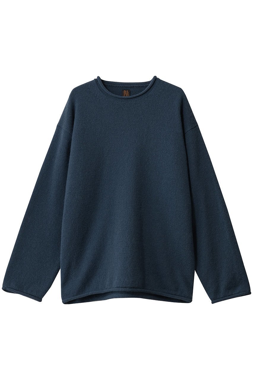 【バトナー/BATONER / MEN】の【MEN】ブルーフェイス ロール ネック インテリア・キッズ・メンズ・レディースファッション・服の通販 founy(ファニー) 　ファッション　Fashion　メンズファッション　Fashion for Men　トップス・カットソー　Cut & Sew Tops　ニット・セーター / 定番トップス　Knit Tops & Sweaters　フェイス　Face, Facial Design　定番　Standard, Basic Item　新作・新入荷　New Arrivals / New In　A/W・秋冬　Autumn/Winter　グレーブルー|ID: prp329100004765866 ipo3291000000034504716