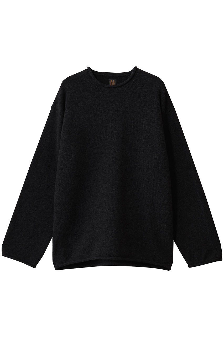 【バトナー/BATONER / MEN】の【MEN】ブルーフェイス ロール ネック インテリア・キッズ・メンズ・レディースファッション・服の通販 founy(ファニー) 　ファッション　Fashion　メンズファッション　Fashion for Men　トップス・カットソー　Cut & Sew Tops　ニット・セーター / 定番トップス　Knit Tops & Sweaters　フェイス　Face, Facial Design　定番　Standard, Basic Item　新作・新入荷　New Arrivals / New In　A/W・秋冬　Autumn/Winter　ブラック|ID: prp329100004765866 ipo3291000000034504717