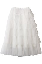【ハー/HER.】のチュールティアードスカート オフホワイト|ID: prp329100004766607 ipo3291000000035587532