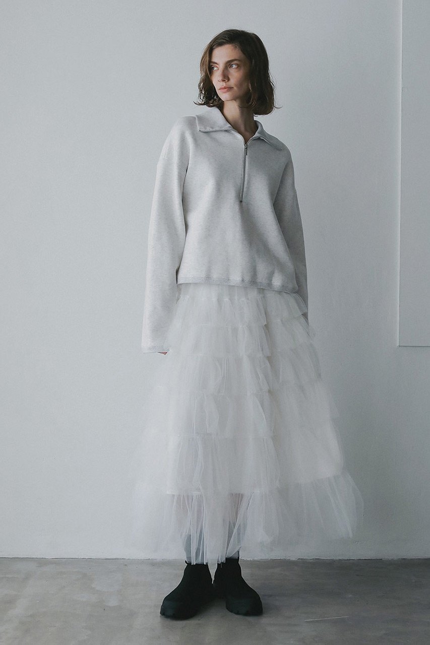 【ハー/HER.】のチュールティアードスカート 人気、トレンドファッション・服の通販 founy(ファニー) 　ファッション　Fashion　レディースファッション　Fashion for Women　スカート　Skirts　ティアードスカート　Tiered Skirts　ロングスカート　Long Skirts / Maxi & Midi Skirts　チュール　Tulip, Tulip Motif　ロング　Long, Long-Length　other-8|ID: prp329100004766607 ipo3291000000035587543
