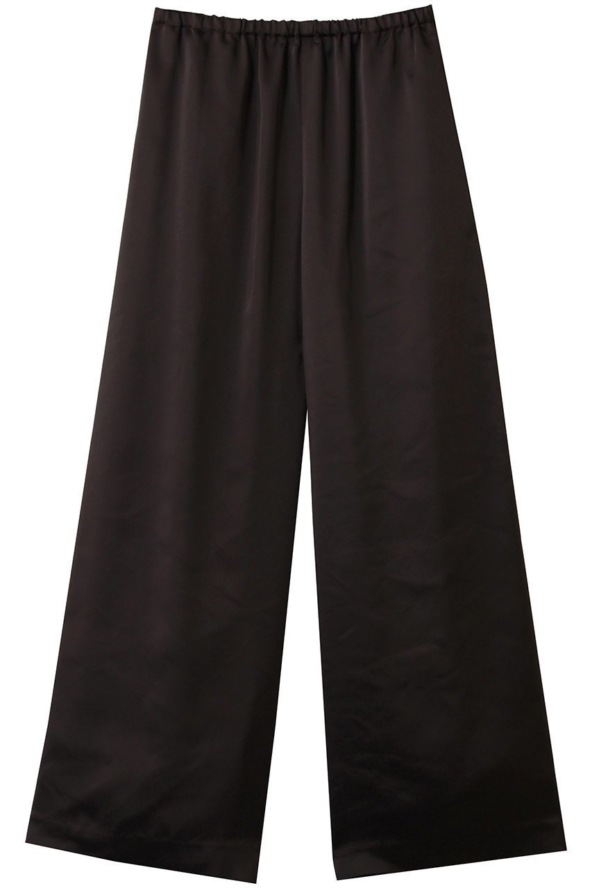 【ハー/HER.】のグロッシーサテンワイドパンツ インテリア・キッズ・メンズ・レディースファッション・服の通販 founy(ファニー) 　ファッション　Fashion　レディースファッション　Fashion for Women　パンツ　Pants & Trousers　サテン　Satin, Glossy Fabric　リュクス　Luxury, Elegant, High-End, Chic　ワイド　Wide, Wide Fit　ブラウン|ID: prp329100004766609 ipo3291000000035923931