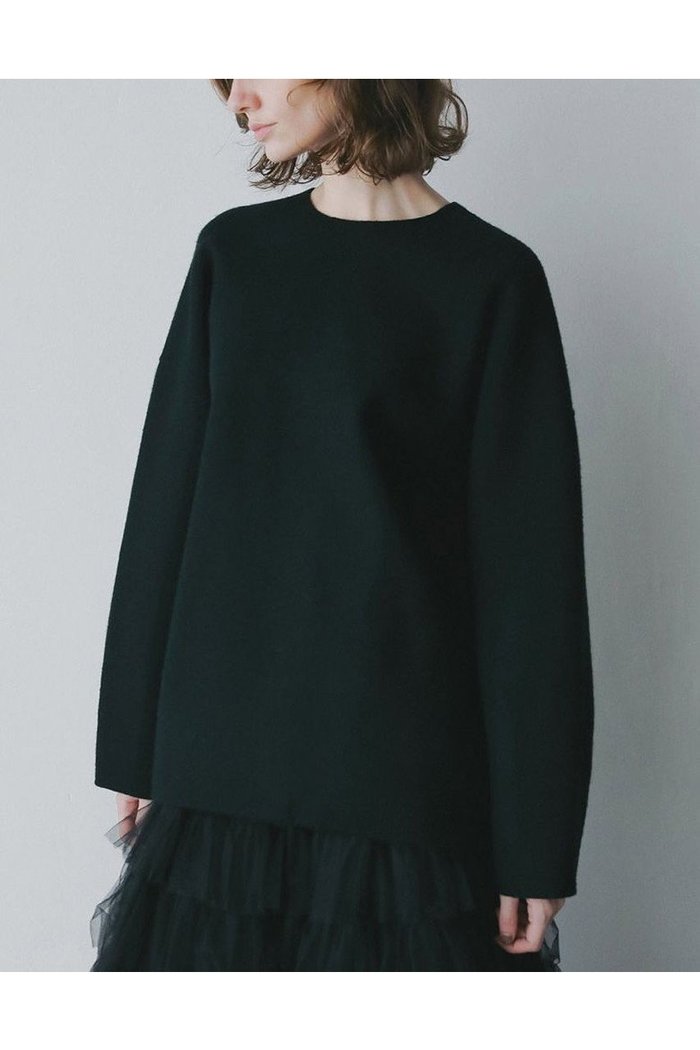 【ハー/HER.】の【11/13 12:00販売開始】メルトンリバープルオーバー インテリア・キッズ・メンズ・レディースファッション・服の通販 founy(ファニー) https://founy.com/ ファッション Fashion レディースファッション Fashion for Women トップス・カットソー Cut & Sew Tops シャツ・ブラウス・オフィスカジュアル Elegant Blouses & Button-Ups カジュアルプルオーバー・ニットトップス Pullovers & Knit Tops / Casual Pullovers スリーブ Sleeve, Long Sleeve / Short Sleeve フォルム Silhouette, Form メルトン Melton, Heavy Wool ロング Long, Long-Length 新作・新入荷 New Arrivals / New In 軽量 Lightweight, Ultra Light |ID: prp329100004766610 ipo3291000000034514700