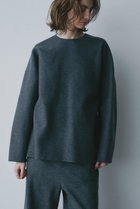【ハー/HER.】の【11/13 12:00販売開始】メルトンリバープルオーバー 人気、トレンドファッション・服の通販 founy(ファニー) ファッション Fashion レディースファッション Fashion for Women トップス・カットソー Cut & Sew Tops シャツ・ブラウス・オフィスカジュアル Elegant Blouses & Button-Ups カジュアルプルオーバー・ニットトップス Pullovers & Knit Tops / Casual Pullovers スリーブ Sleeve, Long Sleeve / Short Sleeve フォルム Silhouette, Form メルトン Melton, Heavy Wool ロング Long, Long-Length 新作・新入荷 New Arrivals / New In 軽量 Lightweight, Ultra Light thumbnail チャコールグレー|ID: prp329100004766610 ipo3291000000034514703