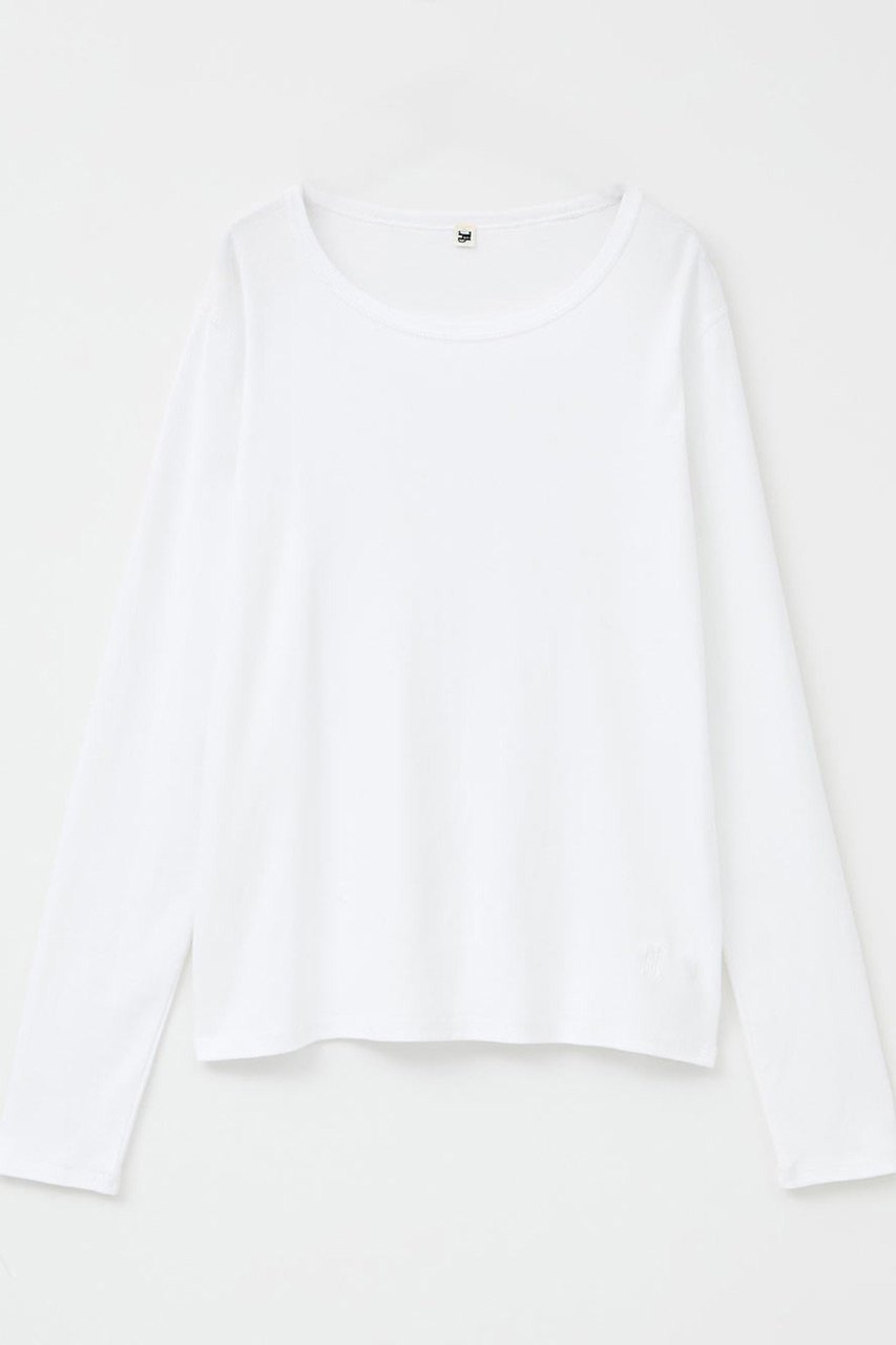 【ハー/HER.】の【11/13 12:00販売開始】コットンフライスプルオーバー インテリア・キッズ・メンズ・レディースファッション・服の通販 founy(ファニー) 　ファッション　Fashion　レディースファッション　Fashion for Women　トップス・カットソー　Cut & Sew Tops　シャツ・ブラウス・オフィスカジュアル　Elegant Blouses & Button-Ups　ロングTシャツ・Tシャツ　Longline T-Shirts & Tees　カジュアルプルオーバー・ニットトップス　Pullovers & Knit Tops / Casual Pullovers　カットソー・ベーシックTシャツ　Cut-and-Sewn Tops / Stretch Tees & Basics　シンプル　Simple, Minimal　スリーブ　Sleeve, Long Sleeve / Short Sleeve　ベーシック　Basic, Essential　ロング　Long, Long-Length　エレガント 上品　Elegant　新作・新入荷　New Arrivals / New In　ホワイト|ID: prp329100004766612 ipo3291000000034514721