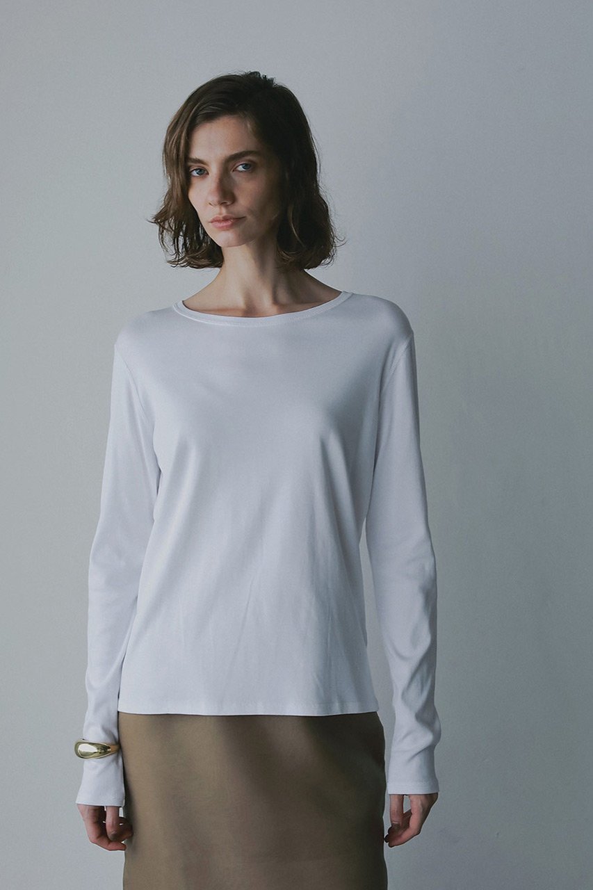 【ハー/HER.】の【11/13 12:00販売開始】コットンフライスプルオーバー 人気、トレンドファッション・服の通販 founy(ファニー) 　ファッション　Fashion　レディースファッション　Fashion for Women　トップス・カットソー　Cut & Sew Tops　シャツ・ブラウス・オフィスカジュアル　Elegant Blouses & Button-Ups　ロングTシャツ・Tシャツ　Longline T-Shirts & Tees　カジュアルプルオーバー・ニットトップス　Pullovers & Knit Tops / Casual Pullovers　カットソー・ベーシックTシャツ　Cut-and-Sewn Tops / Stretch Tees & Basics　シンプル　Simple, Minimal　スリーブ　Sleeve, Long Sleeve / Short Sleeve　ベーシック　Basic, Essential　ロング　Long, Long-Length　エレガント 上品　Elegant　新作・新入荷　New Arrivals / New In　other-3|ID: prp329100004766612 ipo3291000000034514723