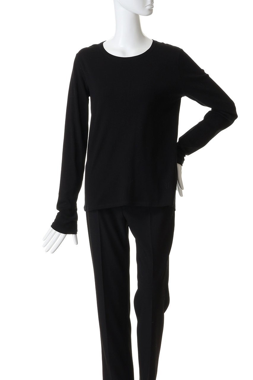 【ハー/HER.】のコットンフライスプルオーバー 人気、トレンドファッション・服の通販 founy(ファニー) 　ファッション　Fashion　レディースファッション　Fashion for Women　トップス・カットソー　Cut & Sew Tops　シャツ・ブラウス・オフィスカジュアル　Elegant Blouses & Button-Ups　ロングTシャツ・Tシャツ　Longline T-Shirts & Tees　カジュアルプルオーバー・ニットトップス　Pullovers & Knit Tops / Casual Pullovers　カットソー・ベーシックTシャツ　Cut-and-Sewn Tops / Stretch Tees & Basics　シンプル　Simple, Minimal　スリーブ　Sleeve, Long Sleeve / Short Sleeve　ベーシック　Basic, Essential　ロング　Long, Long-Length　エレガント 上品　Elegant　再入荷　Restock / Back in Stock　other-5|ID: prp329100004766612 ipo3291000000034594486