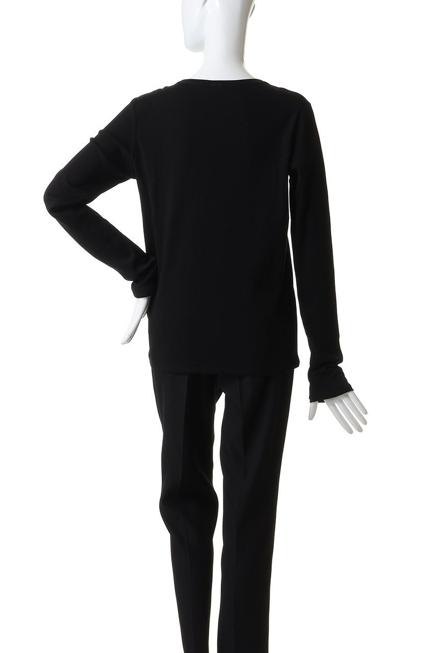 【ハー/HER.】のコットンフライスプルオーバー 人気、トレンドファッション・服の通販 founy(ファニー) 　ファッション　Fashion　レディースファッション　Fashion for Women　トップス・カットソー　Cut & Sew Tops　シャツ・ブラウス・オフィスカジュアル　Elegant Blouses & Button-Ups　ロングTシャツ・Tシャツ　Longline T-Shirts & Tees　カジュアルプルオーバー・ニットトップス　Pullovers & Knit Tops / Casual Pullovers　カットソー・ベーシックTシャツ　Cut-and-Sewn Tops / Stretch Tees & Basics　シンプル　Simple, Minimal　スリーブ　Sleeve, Long Sleeve / Short Sleeve　ベーシック　Basic, Essential　ロング　Long, Long-Length　エレガント 上品　Elegant　再入荷　Restock / Back in Stock　other-7|ID: prp329100004766612 ipo3291000000034594488