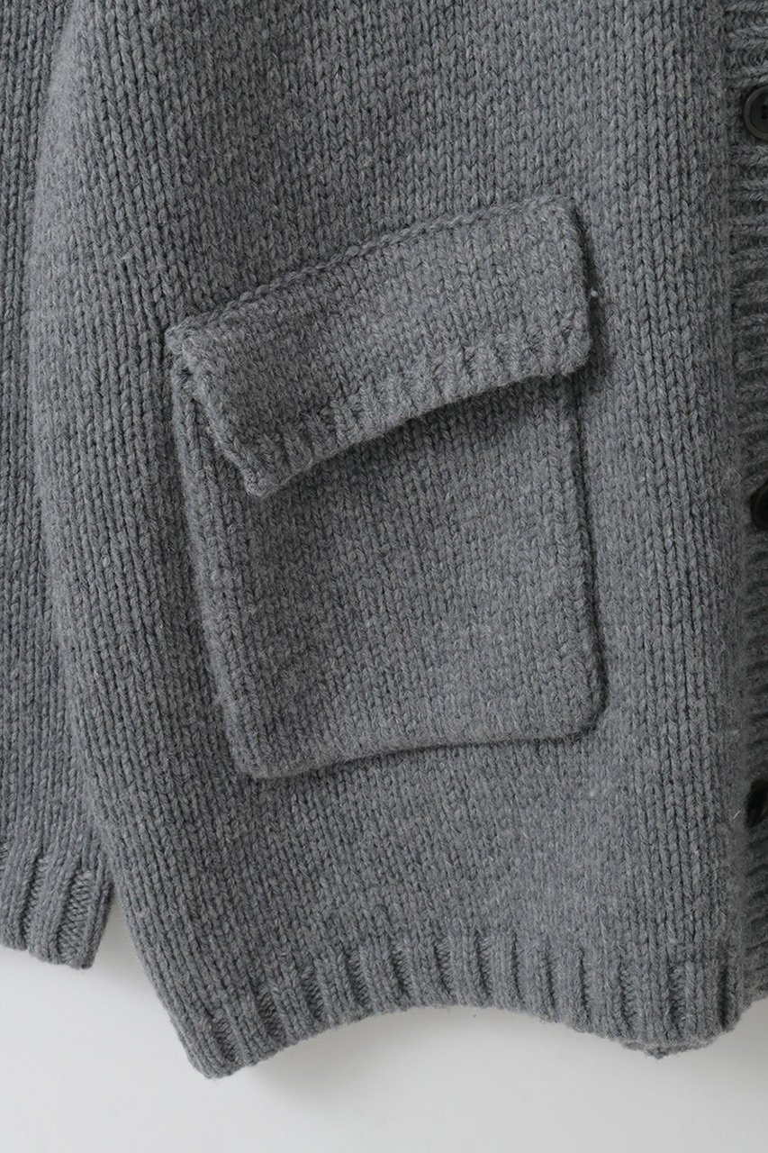 【ハー/HER.】の【11/13 12:00販売開始】スタンドカラーニットジャケット 人気、トレンドファッション・服の通販 founy(ファニー) 　ファッション　Fashion　レディースファッション　Fashion for Women　カーディガン　Cardigan, Knitwear　ジャケット　Jacket, Outerwear　フォルム　Silhouette, Form　ミックス　Mix, Mixed Style　新作・新入荷　New Arrivals / New In　other-5|ID: prp329100004766613 ipo3291000000034514733