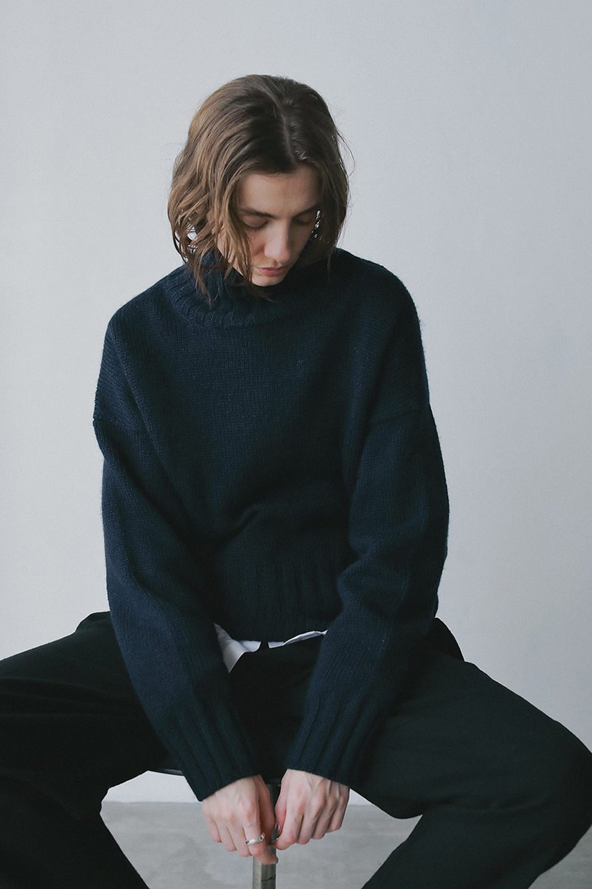 【ハー/HER.】のハイネックニットプルオーバー 人気、トレンドファッション・服の通販 founy(ファニー) 　ファッション　Fashion　レディースファッション　Fashion for Women　トップス・カットソー　Cut & Sew Tops　ニット　Knit Tops & Sweaters　カジュアルプルオーバー・ニットトップス　Pullovers & Knit Tops / Casual Pullovers　ハイネック　High Neck, Mock Neck　バランス　Balance, Style Balance　ボトム　Bottoms, Lower Wear　再入荷　Restock / Back in Stock　other-8|ID: prp329100004766614 ipo3291000000035709316