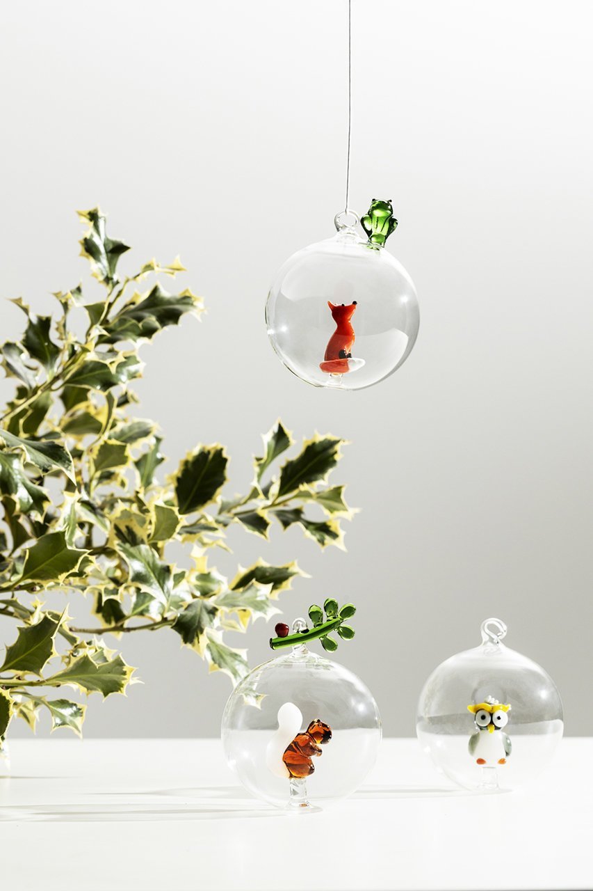 【イッケンドルフ/ICHENDORF / GOODS】のWOODLAND TALES クリスマスボール 人気、トレンドファッション・服の通販 founy(ファニー) 　おすすめ　Recommended / Our Picks　イタリア　Italy　ガラス　Glass, Glassware　クリスマス X'mas　Christmas / X'mas　シンプル　Simple, Minimal　モチーフ　Motif, Design Theme　other-2|ID: prp329100004766625 ipo3291000000034911011