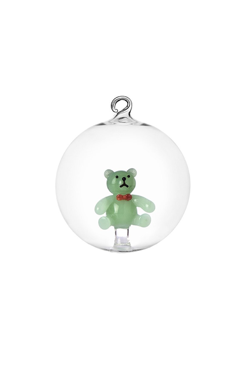 【イッケンドルフ/ICHENDORF / GOODS】のSCHIACCIANOCI クリスマスボール インテリア・キッズ・メンズ・レディースファッション・服の通販 founy(ファニー) おすすめ Recommended / Our Picks イタリア Italy ガラス Glass, Glassware クリスマス X'mas Christmas / X'mas シンプル Simple, Minimal モチーフ Motif, Design Theme 新作・新入荷 New Arrivals / New In グリーンテディベア|ID: prp329100004766631 ipo3291000000034514840