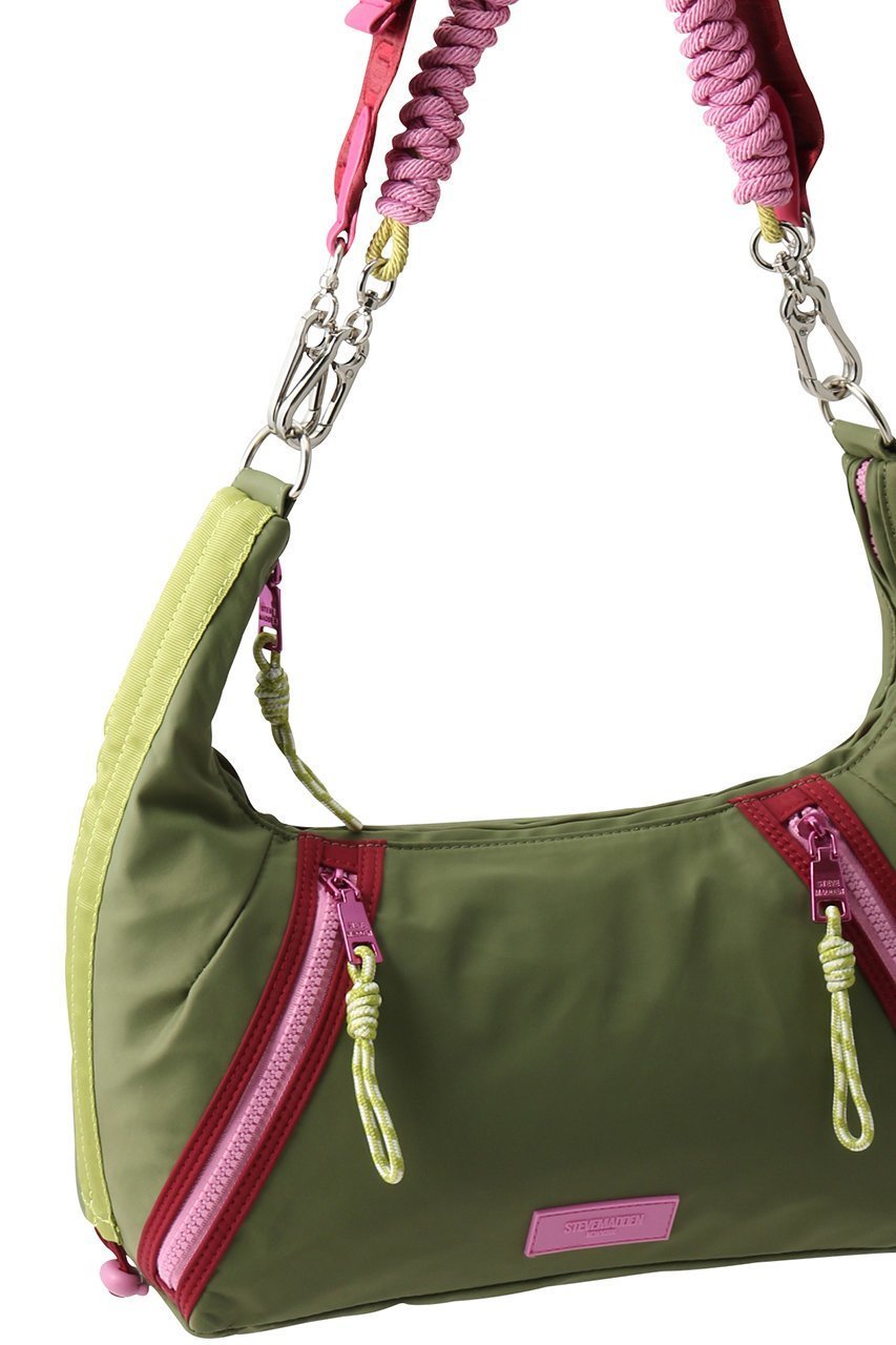 【スティーブマデン/STEVE MADDEN】のBSYNTH ナイロンコンビショルダーバッグ 人気、トレンドファッション・服の通販 founy(ファニー) 　ファッション　Fashion　レディースファッション　Fashion for Women　バッグ　Bags　コンパクト　Compact, Small Size　スマート　Smart, Elegant　フィット　Fit, Slim Fit　フォルム　Silhouette, Form　ポケット　Pocket, Pocket Detail　新作・新入荷　New Arrivals / New In　other-4|ID: prp329100004767353 ipo3291000000034525070