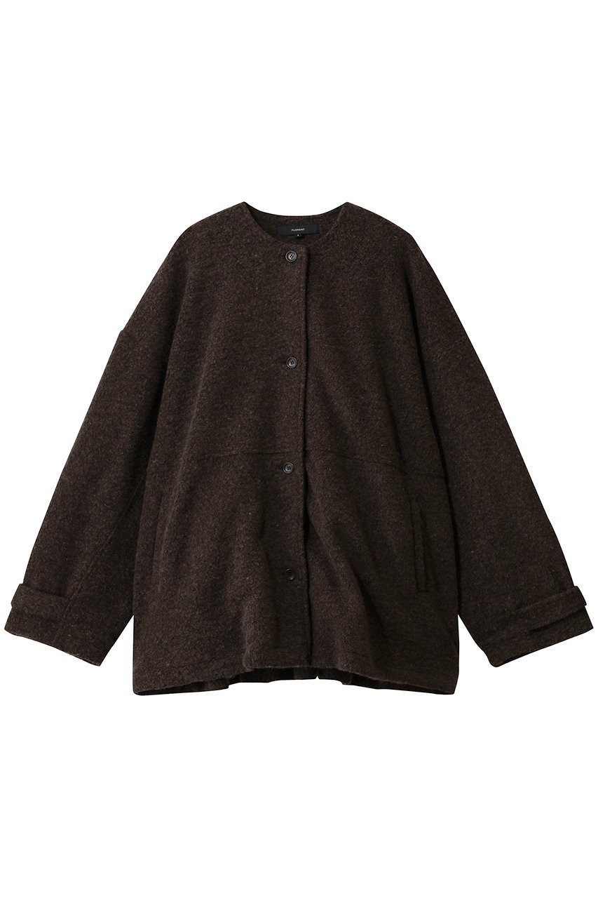 【フローレント/FLORENT】のリサイクルウール ライト パイル ジャケット インテリア・キッズ・メンズ・レディースファッション・服の通販 founy(ファニー) 　ファッション　Fashion　レディースファッション　Fashion for Women　アウター　Coat / Outerwear Collection　レディースジャケット・軽アウター　Jackets　ブルゾンジャケット・スポーティアウター　Blouson Jackets　ジャケット　Jacket, Outerwear　ブルゾン　Blouson, Bomber Jacket　新作・新入荷　New Arrivals / New In　羽織　Haori, Light Jacket　ブラウン|ID: prp329100004767355 ipo3291000000034525082