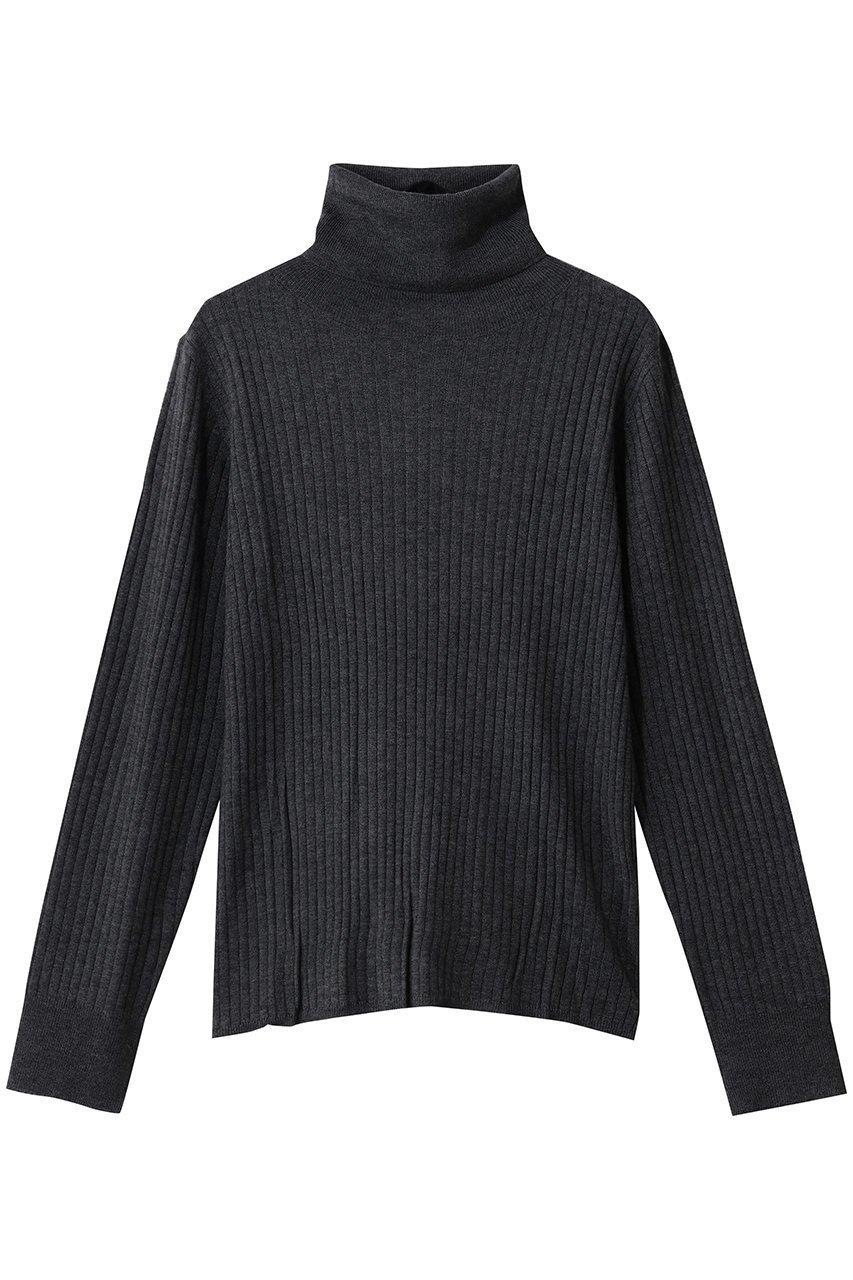 【ミディウミ/MidiUmi】のh/neck rib PO プルオーバー インテリア・キッズ・メンズ・レディースファッション・服の通販 founy(ファニー) 　ファッション　Fashion　レディースファッション　Fashion for Women　トップス・カットソー　Cut & Sew Tops　ニット　Knit Tops & Sweaters　カジュアルプルオーバー・ニットトップス　Pullovers & Knit Tops / Casual Pullovers　インナー　Innerwear　カーディガン　Cardigan, Knitwear　ジャケット　Jacket, Outerwear　トレンド　Trend, Trending Now　ハイネック　High Neck, Mock Neck　フィット　Fit, Slim Fit　定番　Standard, Basic Item　c.gray|ID: prp329100004767362 ipo3291000000035680784