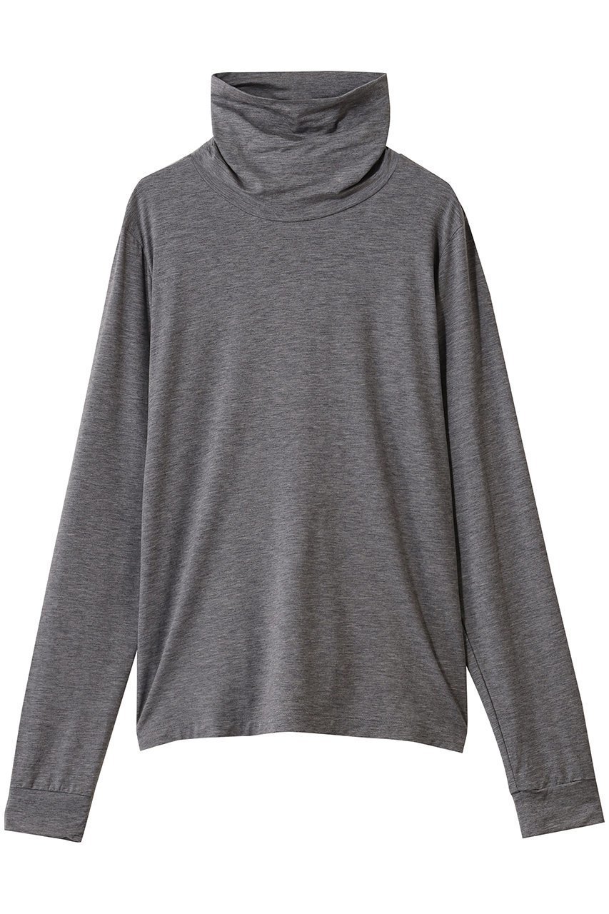 【ミディウミ/MidiUmi】のsmooth touch highneck PO プルオーバー インテリア・キッズ・メンズ・レディースファッション・服の通販 founy(ファニー) 　ファッション　Fashion　レディースファッション　Fashion for Women　トップス・カットソー　Cut & Sew Tops　シャツ・ブラウス・オフィスカジュアル　Elegant Blouses & Button-Ups　ロングTシャツ・Tシャツ　Longline T-Shirts & Tees　カジュアルプルオーバー・ニットトップス　Pullovers & Knit Tops / Casual Pullovers　カットソー・ベーシックTシャツ　Cut-and-Sewn Tops / Stretch Tees & Basics　なめらか　Smooth, Silky Texture　インナー　Innerwear　シンプル　Simple, Minimal　スリーブ　Sleeve, Long Sleeve / Short Sleeve　ハイネック　High Neck, Mock Neck　フィット　Fit, Slim Fit　ロング　Long, Long-Length　新作・新入荷　New Arrivals / New In　A/W・秋冬　Autumn/Winter　c.gray|ID: prp329100004767365 ipo3291000000034525172