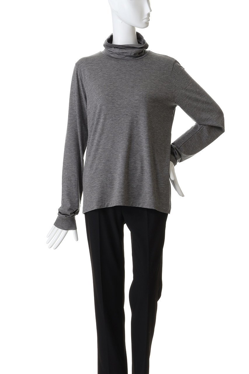 【ミディウミ/MidiUmi】のsmooth touch highneck PO プルオーバー 人気、トレンドファッション・服の通販 founy(ファニー) 　ファッション　Fashion　レディースファッション　Fashion for Women　トップス・カットソー　Cut & Sew Tops　シャツ・ブラウス・オフィスカジュアル　Elegant Blouses & Button-Ups　ロングTシャツ・Tシャツ　Longline T-Shirts & Tees　カジュアルプルオーバー・ニットトップス　Pullovers & Knit Tops / Casual Pullovers　カットソー・ベーシックTシャツ　Cut-and-Sewn Tops / Stretch Tees & Basics　なめらか　Smooth, Silky Texture　インナー　Innerwear　シンプル　Simple, Minimal　スリーブ　Sleeve, Long Sleeve / Short Sleeve　ハイネック　High Neck, Mock Neck　フィット　Fit, Slim Fit　ロング　Long, Long-Length　新作・新入荷　New Arrivals / New In　A/W・秋冬　Autumn/Winter　other-2|ID: prp329100004767365 ipo3291000000034525174