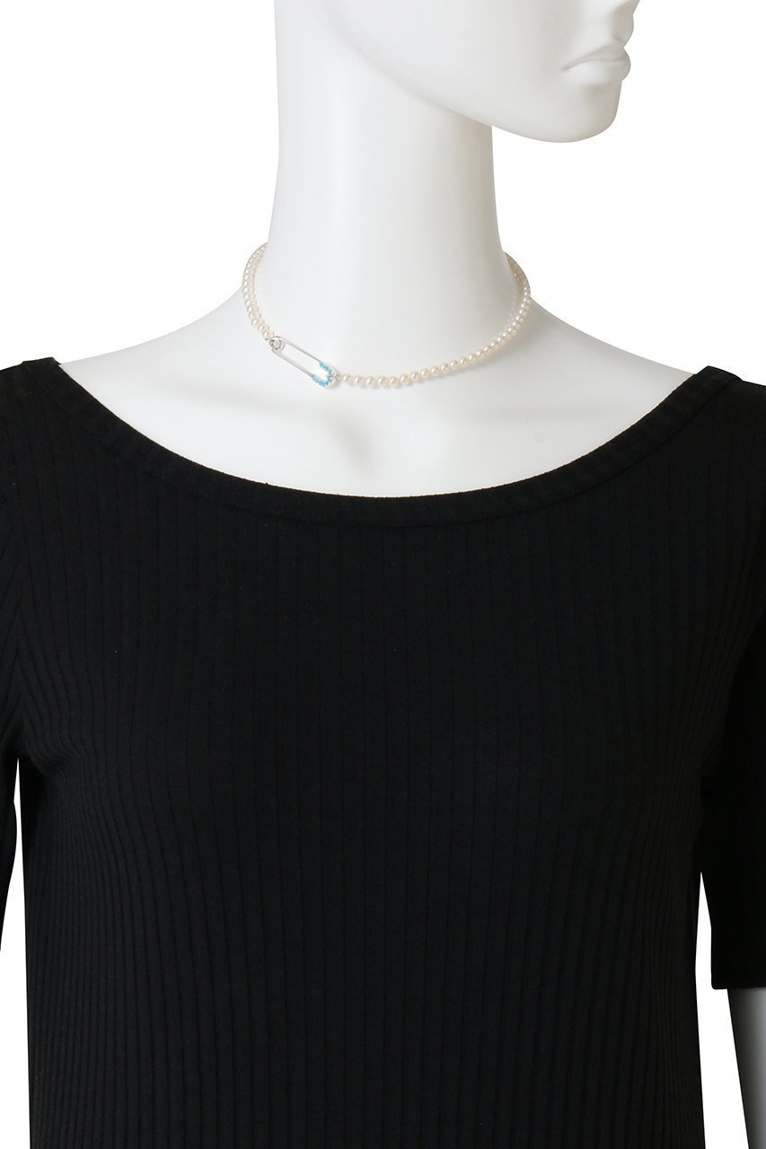 【カドー/CADEAUX】のSAFETY PIN パールネックレス 人気、トレンドファッション・服の通販 founy(ファニー) 　ファッション　Fashion　レディースファッション　Fashion for Women　ジュエリー　Jewelry　ネックレス　Necklaces & Pendants　クール　Cool, Chic　シンプル　Simple, Minimal　ターコイズ　Turquoise, Blue-Green　タートルネック　Turtleneck, High Neck　デコルテ　Décolleté, Neckline　ネックレス　Necklace, Pendant Necklace　パール　Pearl, Pearl Accent　リュクス　Luxury, Elegant, High-End, Chic　エレガント 上品　Elegant　新作・新入荷　New Arrivals / New In　other-3|ID: prp329100004768202 ipo3291000000034535242