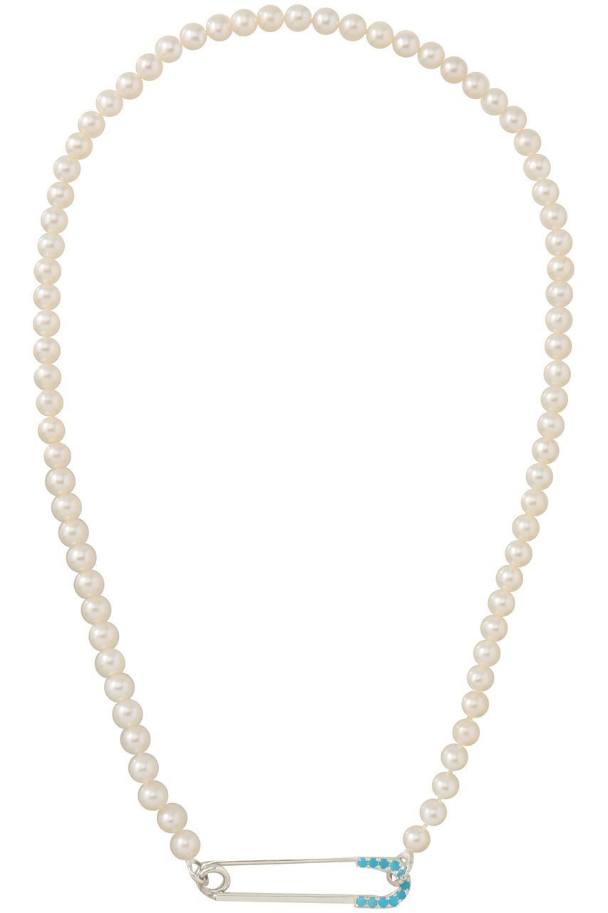 【カドー/CADEAUX】のSAFETY PIN パールネックレス 人気、トレンドファッション・服の通販 founy(ファニー) 　ファッション　Fashion　レディースファッション　Fashion for Women　ジュエリー　Jewelry　ネックレス　Necklaces & Pendants　クール　Cool, Chic　シンプル　Simple, Minimal　ターコイズ　Turquoise, Blue-Green　タートルネック　Turtleneck, High Neck　デコルテ　Décolleté, Neckline　ネックレス　Necklace, Pendant Necklace　パール　Pearl, Pearl Accent　リュクス　Luxury, Elegant, High-End, Chic　エレガント 上品　Elegant　新作・新入荷　New Arrivals / New In　other-4|ID: prp329100004768202 ipo3291000000034535243