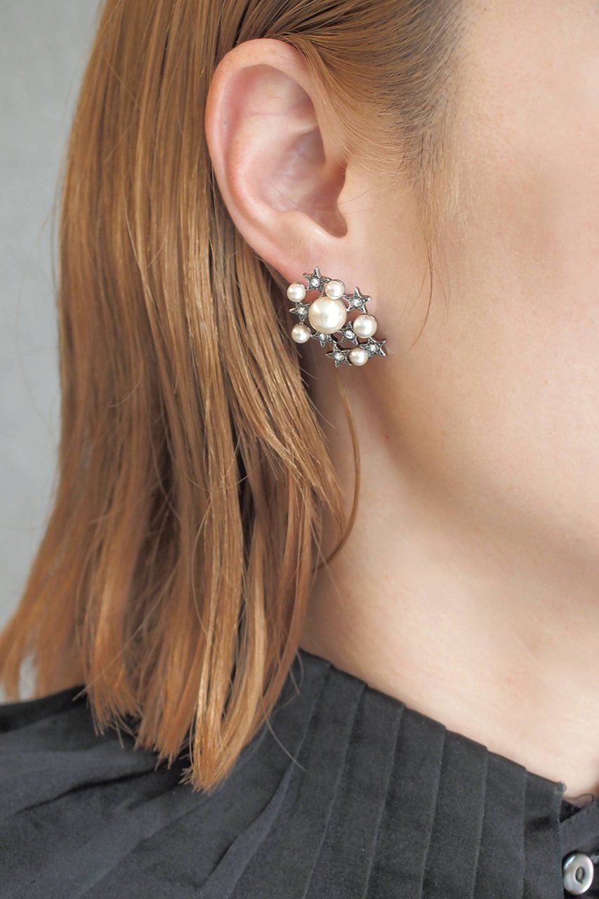 【アデル ビジュー/ADER bijoux】のTINY STAR grigri パールイヤリング 人気、トレンドファッション・服の通販 founy(ファニー) 　ファッション　Fashion　レディースファッション　Fashion for Women　ジュエリー　Jewelry　ファッションリング　Fashion Rings　イヤリング・フープ・ドロップタイプ　Hoop, Drop & Clip Earrings　イヤリング　Earrings　パール　Pearl, Pearl Accent　フォーマル　Formal, Dressy　メタル　Metal, Metal Parts　モチーフ　Motif, Design Theme　新作・新入荷　New Arrivals / New In　other-2|ID: prp329100004768205 ipo3291000000034535261