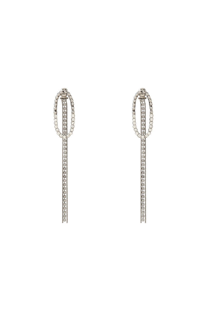 【アデル ビジュー/ADER bijoux】のCUTSTEEL sparkle フリンジピアス インテリア・キッズ・メンズ・レディースファッション・服の通販 founy(ファニー) ファッション Fashion レディースファッション Fashion for Women ジュエリー Jewelry ファッションリング Fashion Rings イヤリング・フープ・ドロップタイプ Hoop, Drop & Clip Earrings イヤリング Earrings ガラス Glass, Glassware クリスタル Crystal, Swarovski フリンジ Fringe, Tassel プレーン Plain, Simple 新作・新入荷 New Arrivals / New In シルバー|ID: prp329100004768211 ipo3291000000034535293