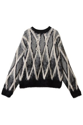 【メゾンスペシャル/MAISON SPECIAL】 【UNISEX】7GGシャギーJQDニット ダイヤパターン人気、トレンドファッション・服の通販 founy(ファニー) ファッション Fashion レディースファッション Fashion for Women トップス・カットソー Cut & Sew Tops ニット Knit Tops & Sweaters カジュアルプルオーバー・ニットトップス Pullovers & Knit Tops / Casual Pullovers ユニセックス Unisex, Genderless シンプル Simple, Minimal スリーブ Sleeve, Long Sleeve / Short Sleeve パターン Pattern, Design Print リュクス Luxury, Elegant, High-End, Chic ロング Long, Long-Length 新作・新入荷 New Arrivals / New In A/W・秋冬 Autumn/Winter |ID:prp329100004768221