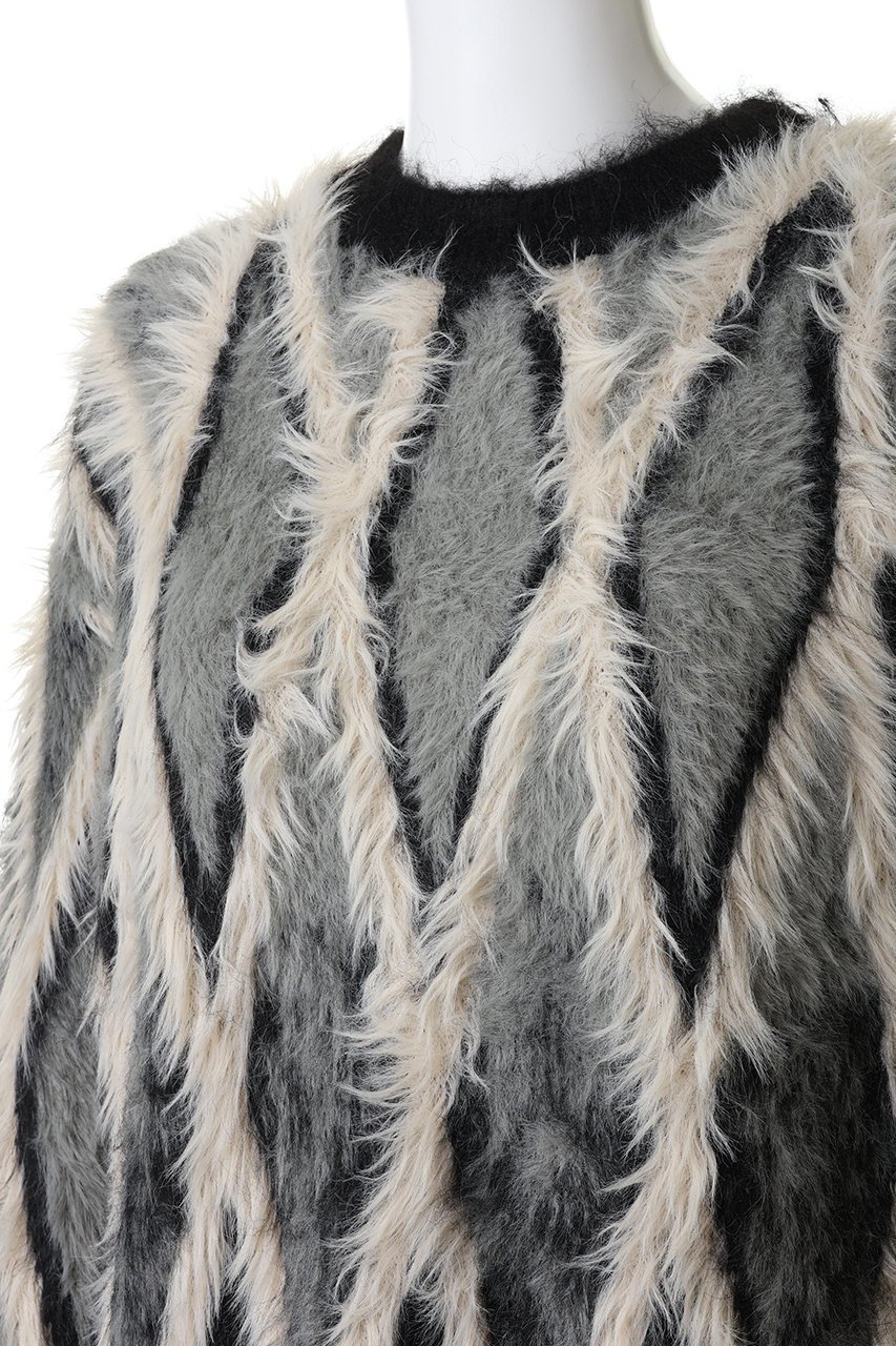 【メゾンスペシャル/MAISON SPECIAL】の【UNISEX】7GGシャギーJQDニット ダイヤパターン 人気、トレンドファッション・服の通販 founy(ファニー) 　ファッション　Fashion　レディースファッション　Fashion for Women　トップス・カットソー　Cut & Sew Tops　ニット　Knit Tops & Sweaters　カジュアルプルオーバー・ニットトップス　Pullovers & Knit Tops / Casual Pullovers　ユニセックス　Unisex, Genderless　シンプル　Simple, Minimal　スリーブ　Sleeve, Long Sleeve / Short Sleeve　パターン　Pattern, Design Print　リュクス　Luxury, Elegant, High-End, Chic　ロング　Long, Long-Length　新作・新入荷　New Arrivals / New In　A/W・秋冬　Autumn/Winter　other-5|ID: prp329100004768221 ipo3291000000034535375