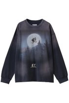 【メゾンスペシャル/MAISON SPECIAL】の【UNISEX】Movie プライムオーバーS/STシャツ L/S (E.T.)-月ト自転車- NVY(ネイビー)|ID: prp329100004768223 ipo3291000000035360112