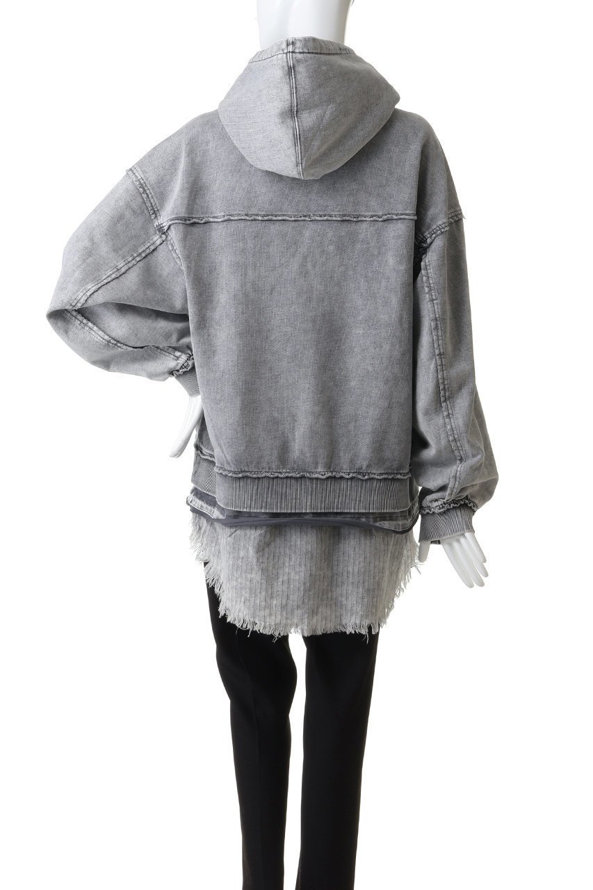 【メゾンスペシャル/MAISON SPECIAL】の【UNISEX】ダメージレイヤードフーディーPO 人気、トレンドファッション・服の通販 founy(ファニー) 　ファッション　Fashion　レディースファッション　Fashion for Women　アウター　Coat / Outerwear Collection　トップス・カットソー　Cut & Sew Tops　シャツ・ブラウス・オフィスカジュアル　Elegant Blouses & Button-Ups　レディースパーカー・カジュアルフーディー　Casual Hoodies & Sweatshirts　ロングTシャツ・Tシャツ　Longline T-Shirts & Tees　ベスト&ジレ / 重ね着スタイル　Vests & Gilets　スウェット・クルーネックトップス　Sweatshirts & Crewnecks / Relaxed Fit Sweat Tops　カットソー・ベーシックTシャツ　Cut-and-Sewn Tops / Stretch Tees & Basics　ユニセックス　Unisex, Genderless　カットソー　Cut and Sewn Top　シンプル　Simple, Minimal　スリーブ　Sleeve, Long Sleeve / Short Sleeve　ドッキング　Docking, Mixed Material　ロング　Long, Long-Length　新作・新入荷　New Arrivals / New In　other-4|ID: prp329100004768225 ipo3291000000034535407