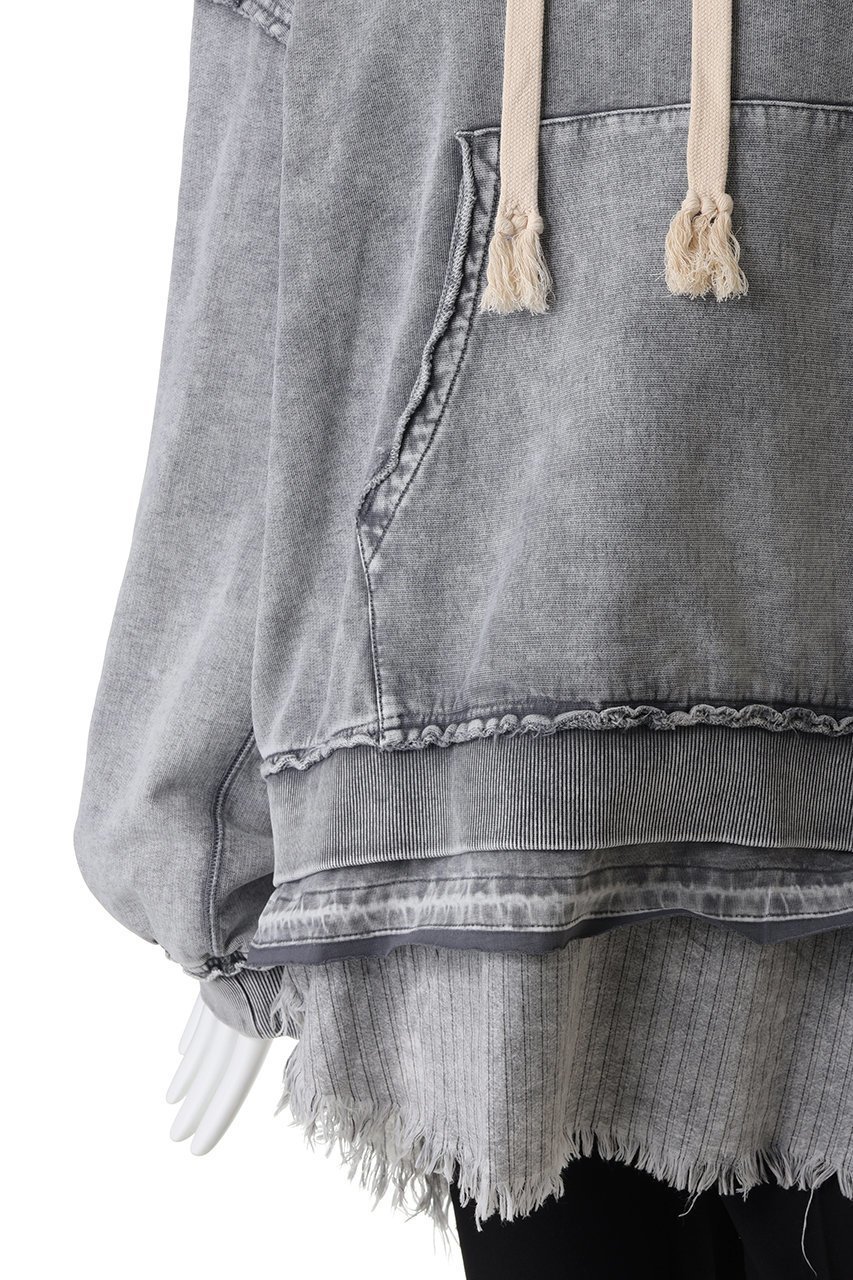 【メゾンスペシャル/MAISON SPECIAL】の【UNISEX】ダメージレイヤードフーディーPO 人気、トレンドファッション・服の通販 founy(ファニー) 　ファッション　Fashion　レディースファッション　Fashion for Women　アウター　Coat / Outerwear Collection　トップス・カットソー　Cut & Sew Tops　シャツ・ブラウス・オフィスカジュアル　Elegant Blouses & Button-Ups　レディースパーカー・カジュアルフーディー　Casual Hoodies & Sweatshirts　ロングTシャツ・Tシャツ　Longline T-Shirts & Tees　ベスト&ジレ / 重ね着スタイル　Vests & Gilets　スウェット・クルーネックトップス　Sweatshirts & Crewnecks / Relaxed Fit Sweat Tops　カットソー・ベーシックTシャツ　Cut-and-Sewn Tops / Stretch Tees & Basics　ユニセックス　Unisex, Genderless　カットソー　Cut and Sewn Top　シンプル　Simple, Minimal　スリーブ　Sleeve, Long Sleeve / Short Sleeve　ドッキング　Docking, Mixed Material　ロング　Long, Long-Length　新作・新入荷　New Arrivals / New In　other-5|ID: prp329100004768225 ipo3291000000034535409