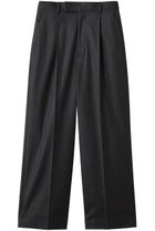 【プルミエ アロンディスモン/1er Arrondissement】のラメストライプテーパードパンツ チャコールグレー|ID: prp329100004768229 ipo3291000000034535424