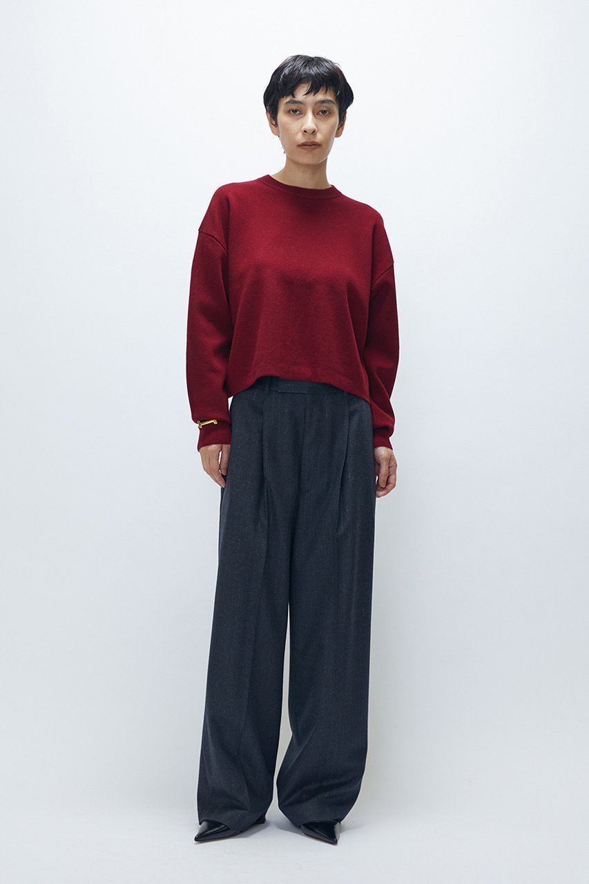 【プルミエ アロンディスモン/1er Arrondissement】のラメストライプテーパードパンツ 人気、トレンドファッション・服の通販 founy(ファニー) 　ファッション　Fashion　レディースファッション　Fashion for Women　パンツ　Pants & Trousers　ストライプ　Stripe, Striped Pattern　エレガント 上品　Elegant　other-8|ID: prp329100004768229 ipo3291000000034674100