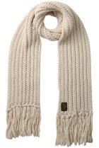 【バトナー/BATONER】の【UNISEX】フリンジ マフラー ショート アイボリー|ID:prp329100004768233