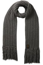 【バトナー/BATONER】の【UNISEX】フリンジ マフラー ショート グレー|ID:prp329100004768233