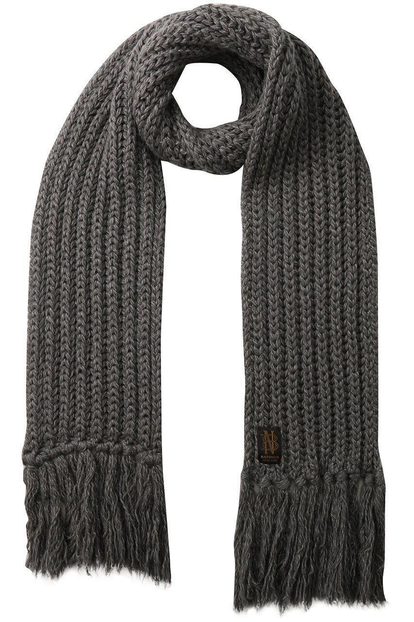 【バトナー/BATONER】の【UNISEX】フリンジ マフラー ショート インテリア・キッズ・メンズ・レディースファッション・服の通販 founy(ファニー) 　ファッション　Fashion　レディースファッション　Fashion for Women　ストール　Soft & Warm Scarves　マフラー・スヌード / 冬小物の定番　Scarves & Mufflers　ユニセックス　Unisex, Genderless　ショート　Short, Short Length　ストール　Stole, Wrap　フリンジ　Fringe, Tassel　マフラー　Scarf, Muffler　新作・新入荷　New Arrivals / New In　A/W・秋冬　Autumn/Winter　グレー|ID: prp329100004768233 ipo3291000000034535457
