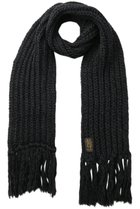 【バトナー/BATONER】の【UNISEX】フリンジ マフラー ショート ブラック|ID:prp329100004768233