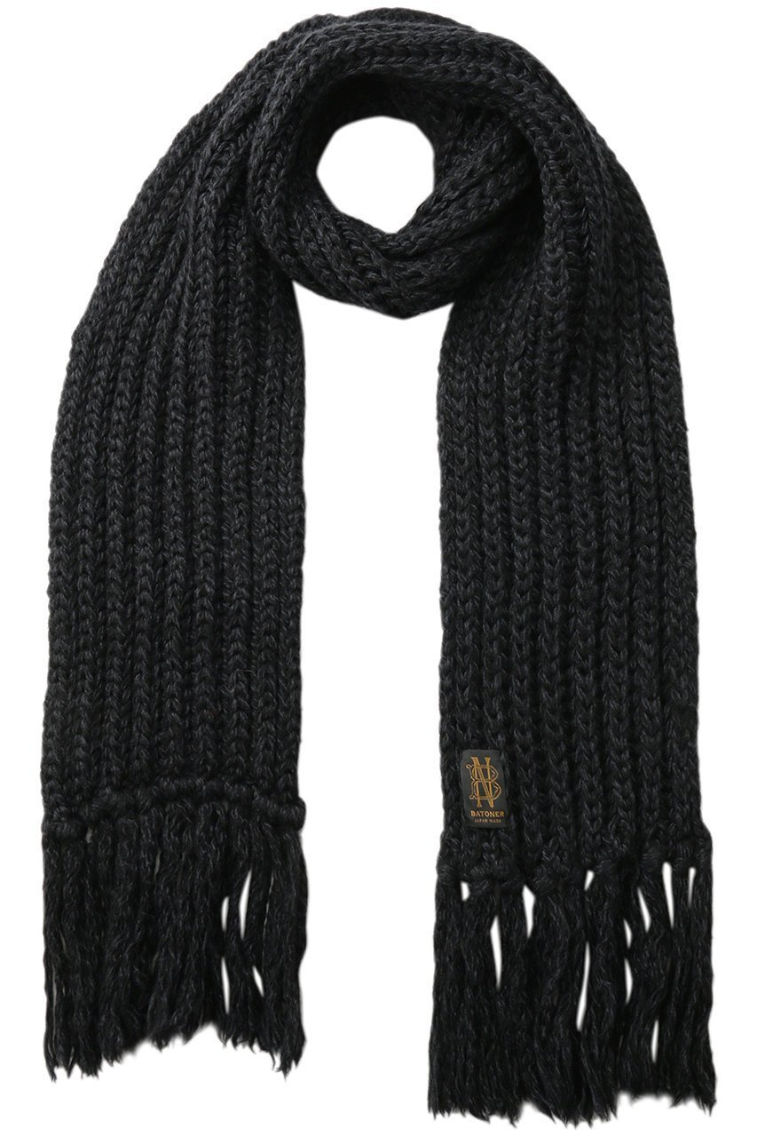 【バトナー/BATONER】の【UNISEX】フリンジ マフラー ショート インテリア・キッズ・メンズ・レディースファッション・服の通販 founy(ファニー) 　ファッション　Fashion　レディースファッション　Fashion for Women　ストール　Soft & Warm Scarves　マフラー・スヌード / 冬小物の定番　Scarves & Mufflers　ユニセックス　Unisex, Genderless　ショート　Short, Short Length　ストール　Stole, Wrap　フリンジ　Fringe, Tassel　マフラー　Scarf, Muffler　新作・新入荷　New Arrivals / New In　A/W・秋冬　Autumn/Winter　ブラック|ID: prp329100004768233 ipo3291000000034535459