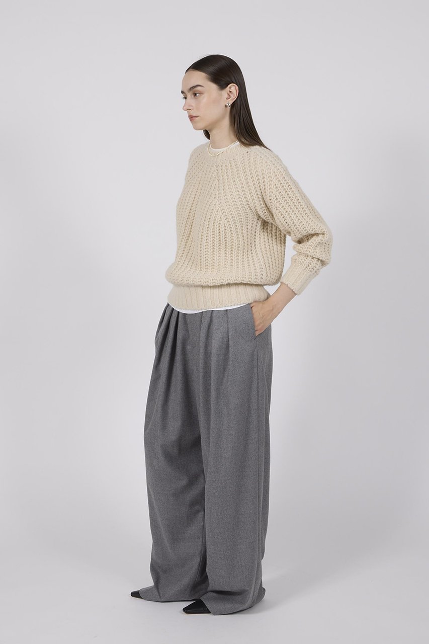 【バトナー/BATONER】のチャンキー フラッフィー シグネチャー クルーネック 人気、トレンドファッション・服の通販 founy(ファニー) 　ファッション　Fashion　レディースファッション　Fashion for Women　トップス・カットソー　Cut & Sew Tops　ニット　Knit Tops & Sweaters　カジュアルプルオーバー・ニットトップス　Pullovers & Knit Tops / Casual Pullovers　シンプル　Simple, Minimal　other-7|ID: prp329100004768235 ipo3291000000035712174