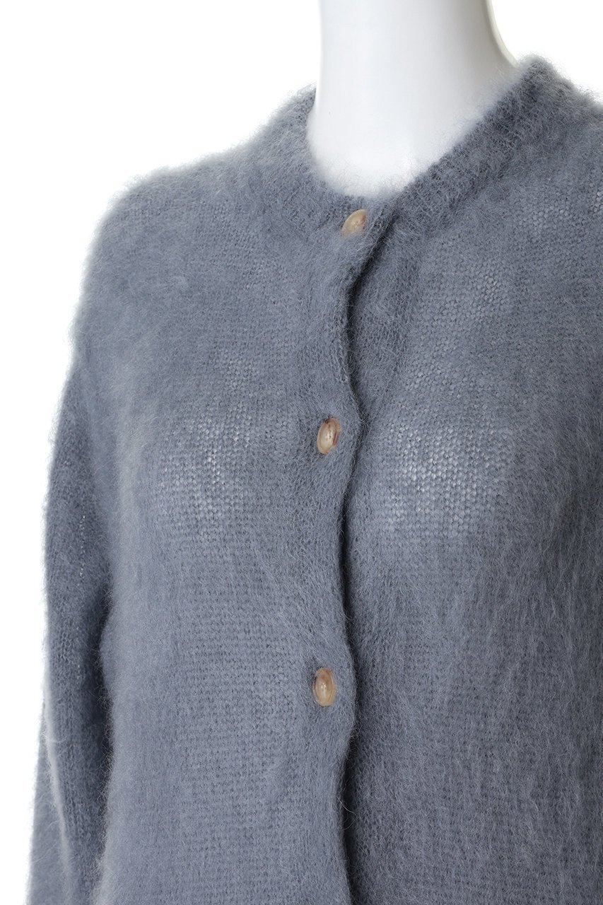 【バトナー/BATONER】のピュア モヘアシャギー クルー カーディガン 人気、トレンドファッション・服の通販 founy(ファニー) 　ファッション　Fashion　レディースファッション　Fashion for Women　トップス・カットソー　Cut & Sew Tops　ニット　Knit Tops & Sweaters　カーディガン・羽織り　Layered Style Cardigans　カーディガン　Cardigan, Knitwear　羽織　Haori, Light Jacket　other-5|ID: prp329100004768238 ipo3291000000035360147