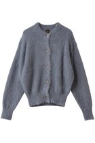 【バトナー/BATONER】のピュア モヘアシャギー クルー カーディガン サックスグレー|ID: prp329100004768238 ipo3291000000035924049