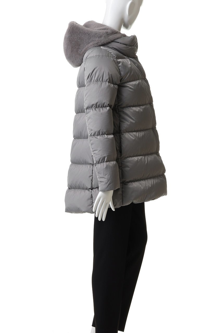 【ヘルノ/HERNO】のフェイクファーコンビダウンコート 人気、トレンドファッション・服の通販 founy(ファニー) 　ファッション　Fashion　レディースファッション　Fashion for Women　アウター　Coat / Outerwear Collection　コート・ロングコート・ピーコート　Long Coats, Peacoats & More　ダウンジャケット・軽量ダウン　Warm & Lightweight Down Jackets　オケージョン　Occasion Wear　ダウン　Down, Puffer　エレガント 上品　Elegant　新作・新入荷　New Arrivals / New In　軽量　Lightweight, Ultra Light　防寒　Cold Protection, Winter-Ready　other-3|ID: prp329100004768239 ipo3291000000034535509