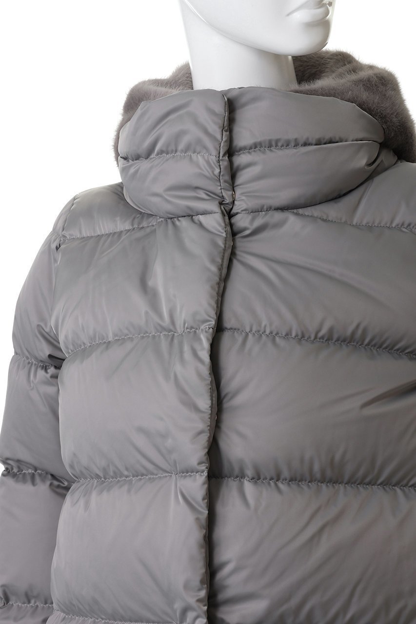 【ヘルノ/HERNO】のフェイクファーコンビダウンコート 人気、トレンドファッション・服の通販 founy(ファニー) 　ファッション　Fashion　レディースファッション　Fashion for Women　アウター　Coat / Outerwear Collection　コート・ロングコート・ピーコート　Long Coats, Peacoats & More　ダウンジャケット・軽量ダウン　Warm & Lightweight Down Jackets　オケージョン　Occasion Wear　ダウン　Down, Puffer　エレガント 上品　Elegant　新作・新入荷　New Arrivals / New In　軽量　Lightweight, Ultra Light　防寒　Cold Protection, Winter-Ready　other-5|ID: prp329100004768239 ipo3291000000034535512