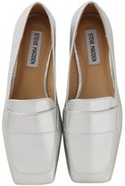 【スティーブマデン/STEVE MADDEN】のMONARC スクエアトゥフラットローファー シルバー|ID: prp329100004768242 ipo3291000000036207022