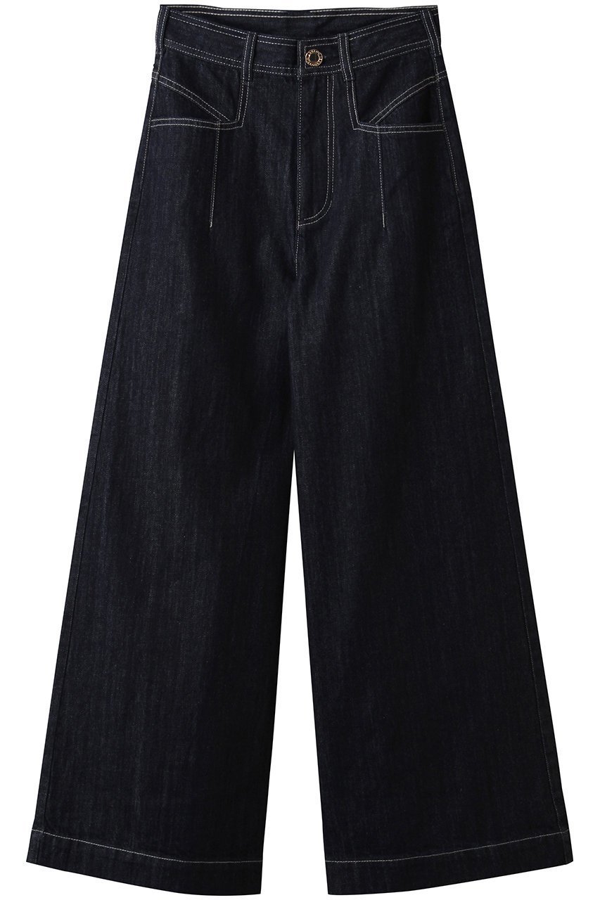 【アルアバイル/allureville】の【Loulou Willoughby】デニムバギーパンツ A 人気、トレンドファッション・服の通販 founy(ファニー) 　ファッション　Fashion　レディースファッション　Fashion for Women　パンツ　Pants & Trousers　2026年　2026　インディゴ　Indigo Denim　デニム　Denim, Jeans Material　ロング　Long, Long-Length　夏　Summer　定番　Standard, Basic Item　春　Spring　S/S・春夏　SS, Spring/Summer, Warm Season　 other-1|ID: prp329100004768244 ipo3291000000035924073