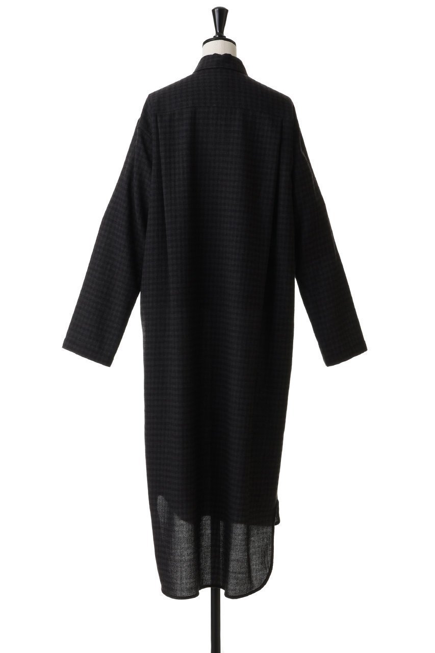 【ブラミンク/BLAMINK】のチェックロングスリーブワンピース 人気、トレンドファッション・服の通販 founy(ファニー) 　ファッション　Fashion　レディースファッション　Fashion for Women　ワンピース　Dresses　チュニック　Tunic Tops & Dresses　シンプル　Simple, Minimal　チェック　Check, Plaid, Tartan　チュニック　Tunic, Long Top　フォルム　Silhouette, Form　ロング　Long, Long-Length　other-4|ID: prp329100004768252 ipo3291000000035845367