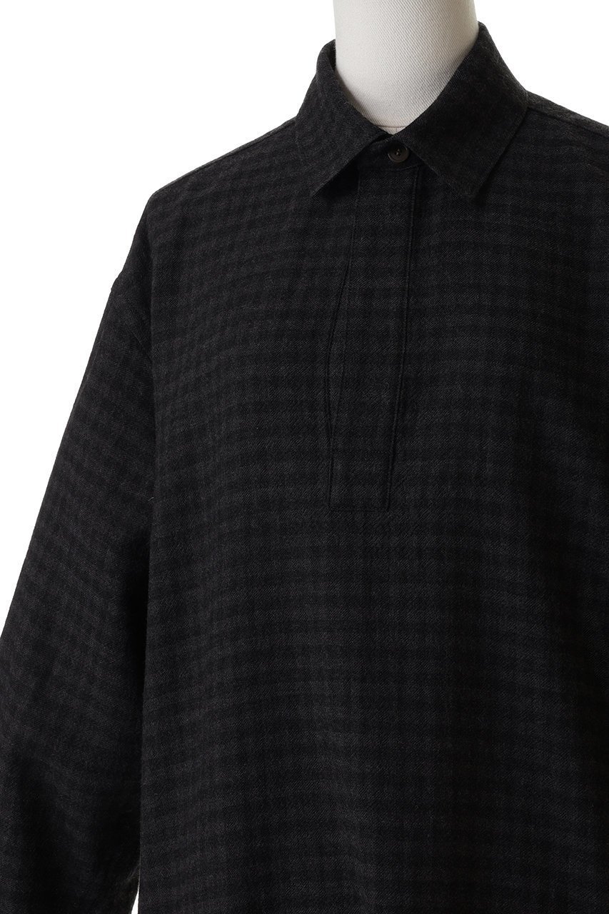 【ブラミンク/BLAMINK】のチェックロングスリーブワンピース 人気、トレンドファッション・服の通販 founy(ファニー) 　ファッション　Fashion　レディースファッション　Fashion for Women　ワンピース　Dresses　チュニック　Tunic Tops & Dresses　シンプル　Simple, Minimal　チェック　Check, Plaid, Tartan　チュニック　Tunic, Long Top　フォルム　Silhouette, Form　ロング　Long, Long-Length　other-5|ID: prp329100004768252 ipo3291000000035845368