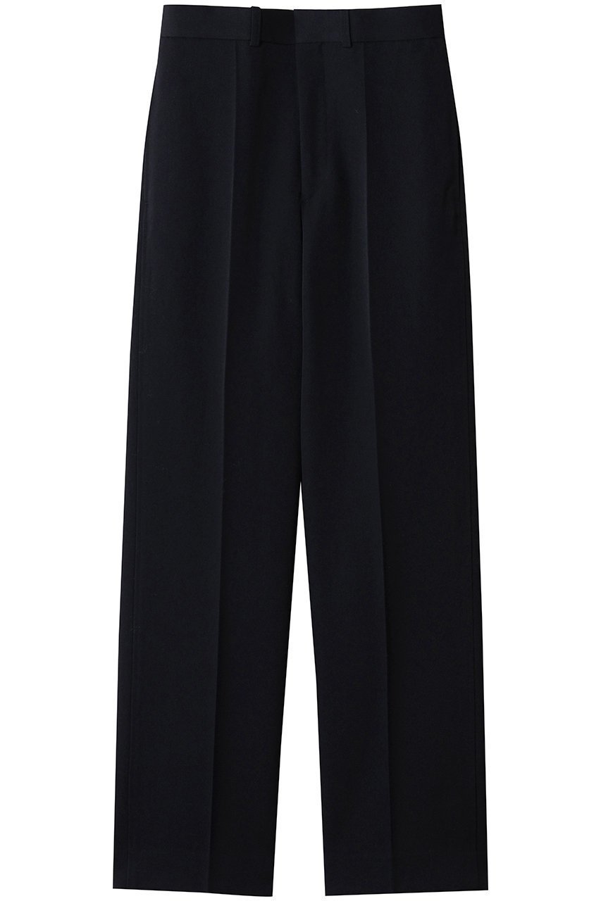 【ブラミンク/BLAMINK】のバックポケットストレートパンツ インテリア・キッズ・メンズ・レディースファッション・服の通販 founy(ファニー) 　ファッション　Fashion　レディースファッション　Fashion for Women　パンツ　Pants & Trousers　バッグ　Bags　ストレート　Straight, Straight Cut　センター　Center, Center Line　ビジネス 仕事 通勤　Business / Work / Commuting　ベーシック　Basic, Essential　ポケット　Pocket, Pocket Detail　エレガント 上品　Elegant　新作・新入荷　New Arrivals / New In　ネイビー|ID: prp329100004768255 ipo3291000000034535616