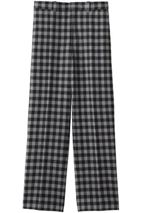 【ブラミンク/BLAMINK】 チェックストレートパンツ人気、トレンドファッション・服の通販 founy(ファニー) ファッション Fashion レディースファッション Fashion for Women パンツ Pants & Trousers ストレート Straight, Straight Cut チェック Check, Plaid, Tartan モダン Modern, Contemporary ワイド Wide, Wide Fit エレガント 上品 Elegant 新作・新入荷 New Arrivals / New In |ID:prp329100004768257