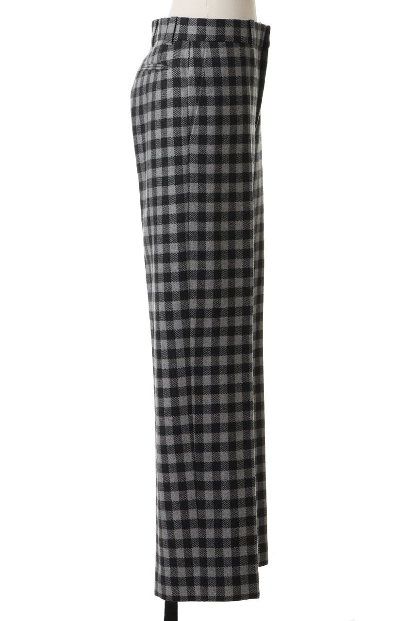 【ブラミンク/BLAMINK】のチェックストレートパンツ 人気、トレンドファッション・服の通販 founy(ファニー) 　ファッション　Fashion　レディースファッション　Fashion for Women　パンツ　Pants & Trousers　ストレート　Straight, Straight Cut　チェック　Check, Plaid, Tartan　モダン　Modern, Contemporary　ワイド　Wide, Wide Fit　エレガント 上品　Elegant　新作・新入荷　New Arrivals / New In　other-3|ID: prp329100004768257 ipo3291000000034535638